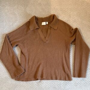 Cyrus V-Neck Ribbed Sweater
